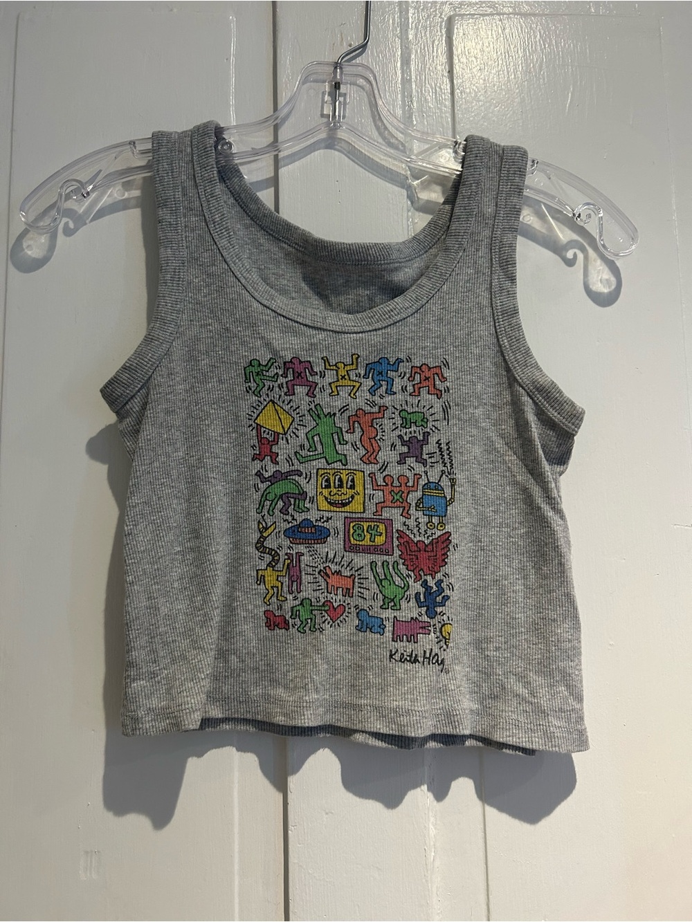 Women’s XS Keith Haring cropped tank top
